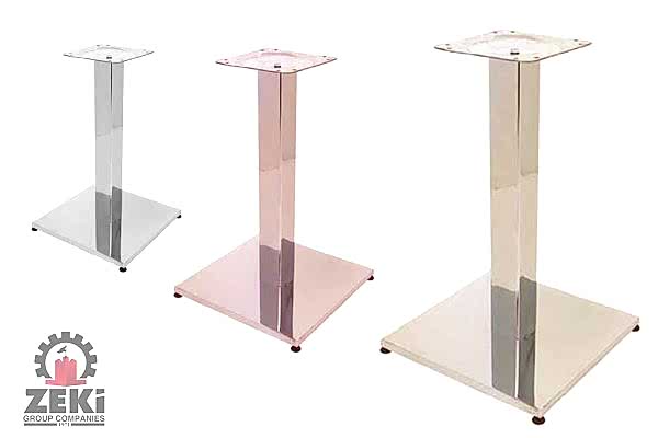 Kaplamalı Kare Masa Ayağı