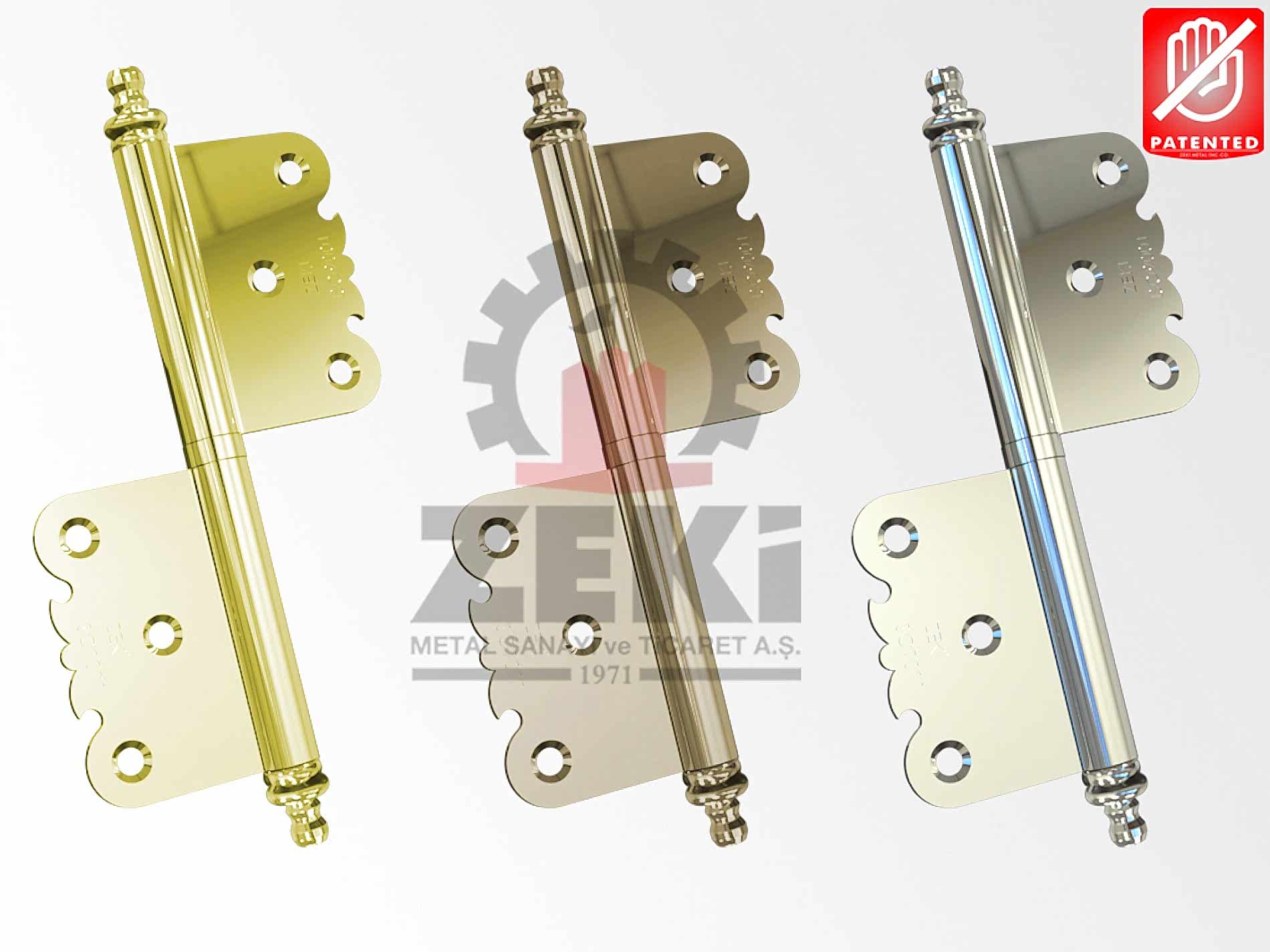 Osmanlı Desenli Yönsüz Menteşe