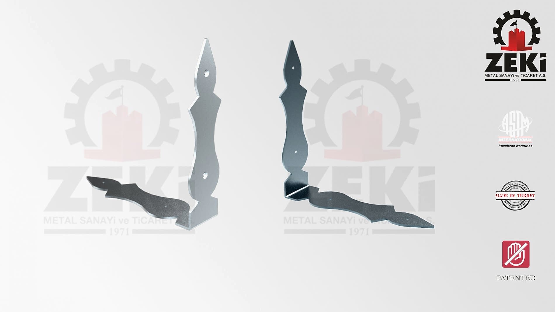 Desenli Köşe Sacı