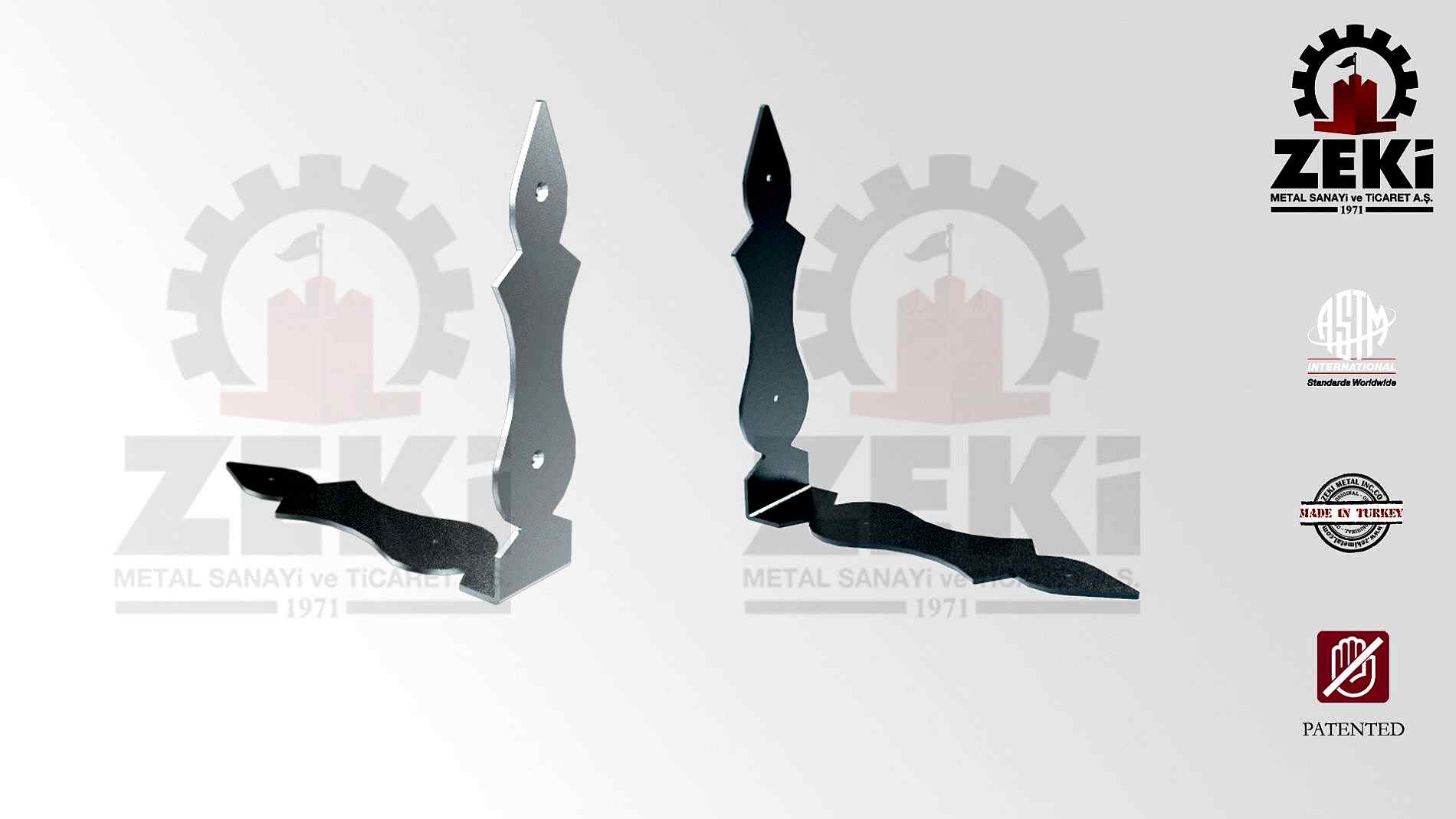 Desenli Köşe Sacı